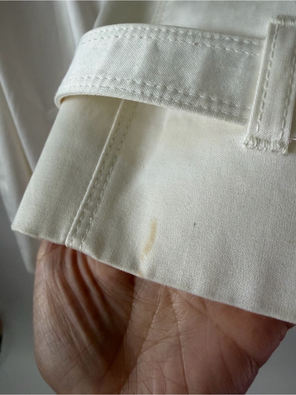 BURBERRY | Brit White Slim Fit Double Breasted Belted Trench Coat US 2 UK 4 - Picture 10 of 16